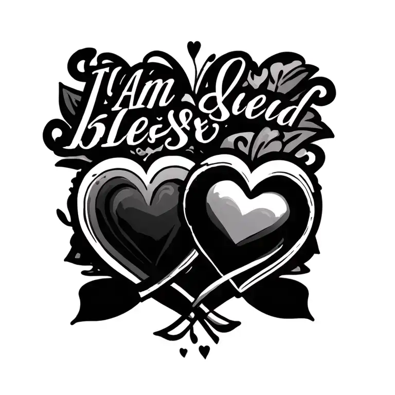 I Am Blessed Two Hearts One Heart