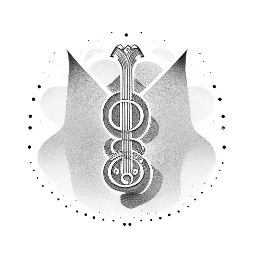 A Country Music-themed Courthouse With Musical Notes Floating In The Air