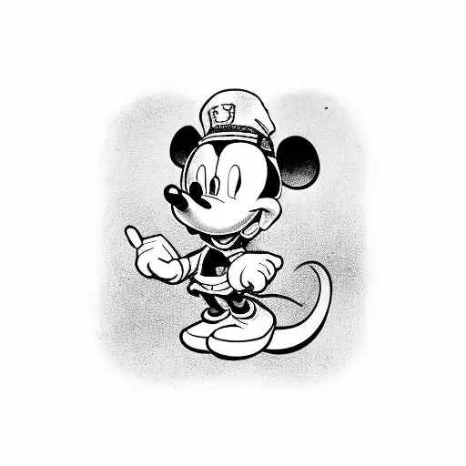 Military Mickey Mouse Photographer