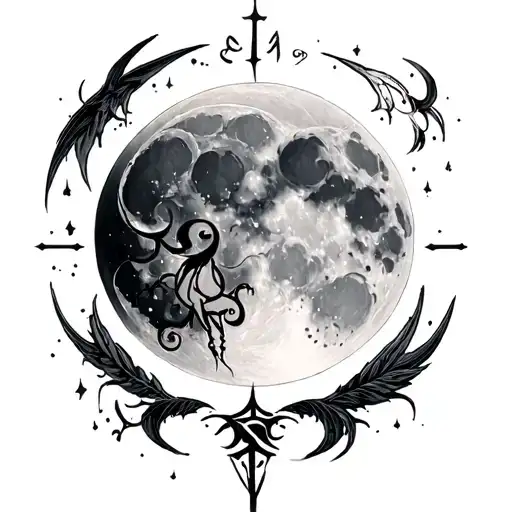 Full Moon With A Gemini Zodiac Sign