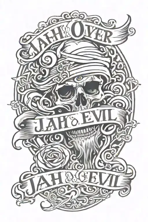 Jah Over Evil Font