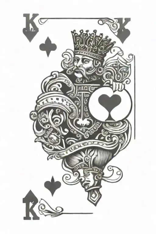 King Of Hearts Card
