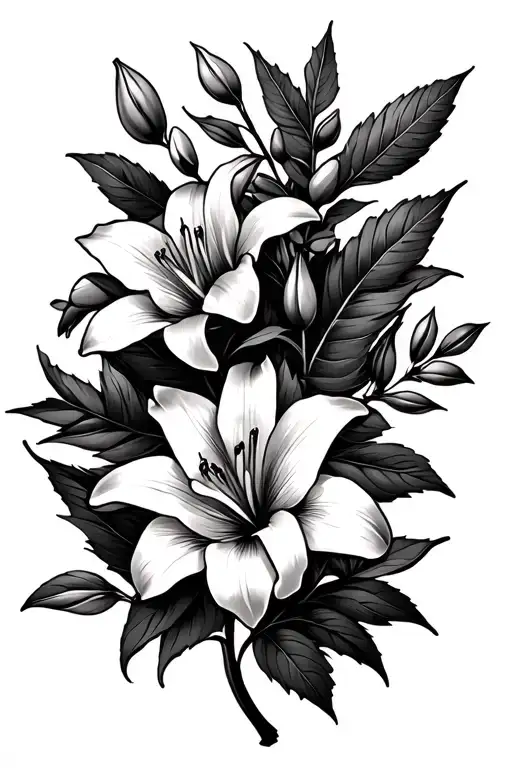 Olive Branch Lily And Rose