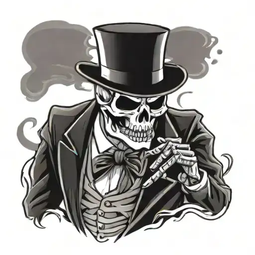 Skeleton Mafia Boss Suit