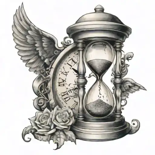 Time And Money Inside The Hourglass