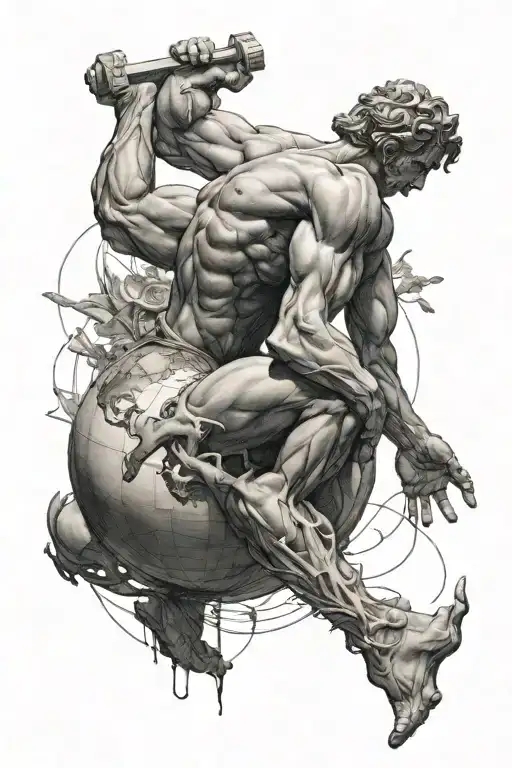 Atlas Holding Up The World