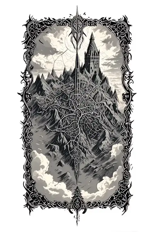 Lord Of The Rings Map