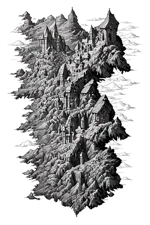 Lord Of The Rings Map Outline