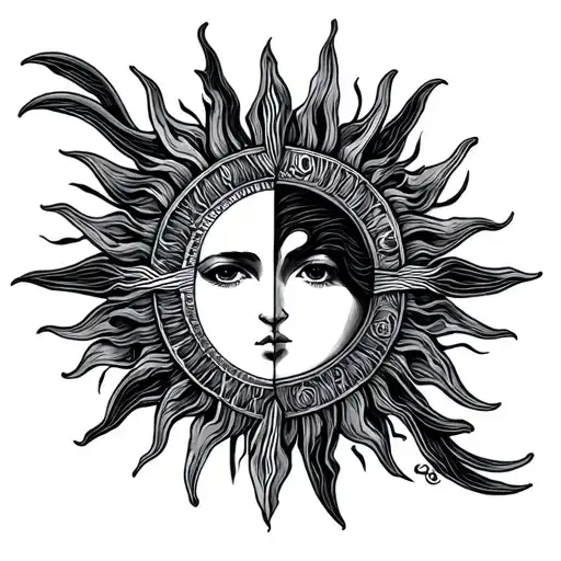 Half Sun Half Lyre Instrement