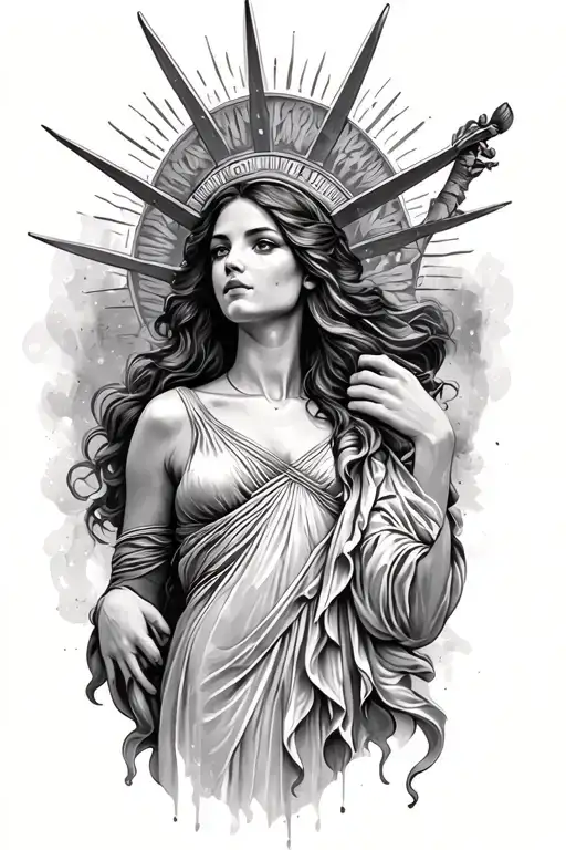 Freedom Woman Several Facets