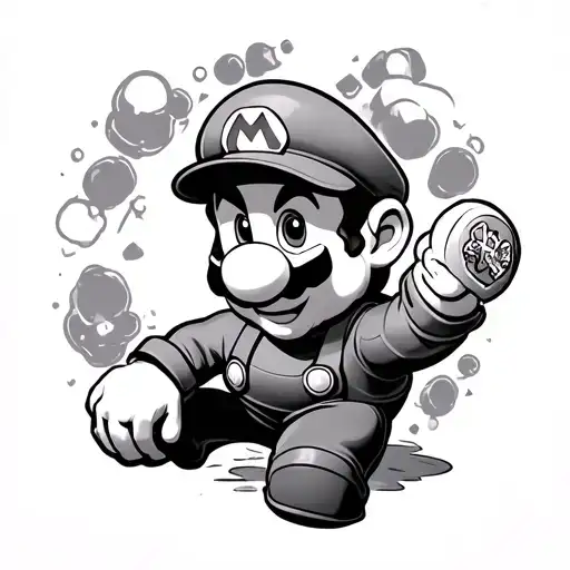 Super Mario Scene Inspired