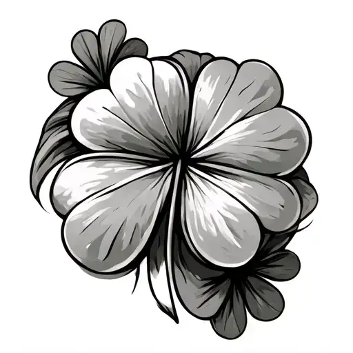 Sand Dune And 4 Leaf Clover