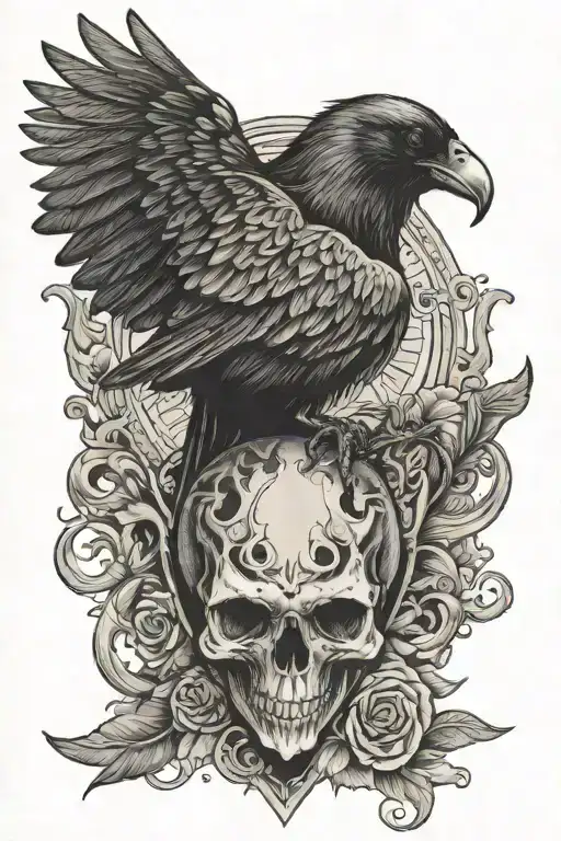 Crow Skull Planchette