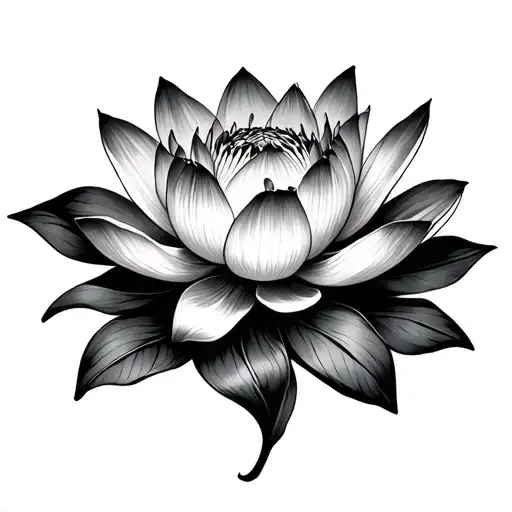 Lotus In Bloom