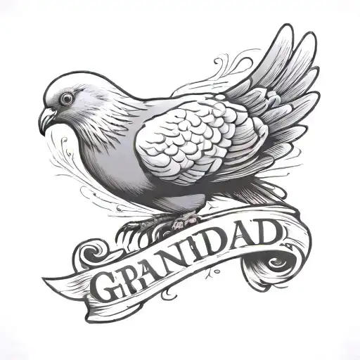 A Pigeon And The Word Grandad