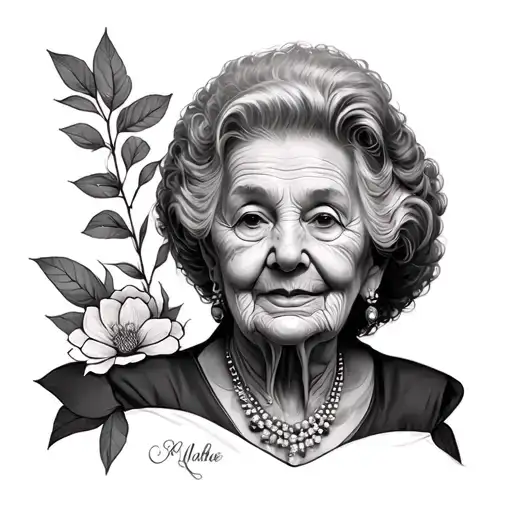 Grandma Tattoo Showcasing