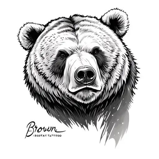 Brown Bear Manga On The Arm