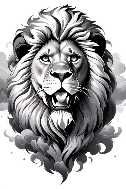 Lion With Cloud