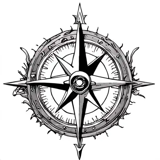 Pirate Compass Rose