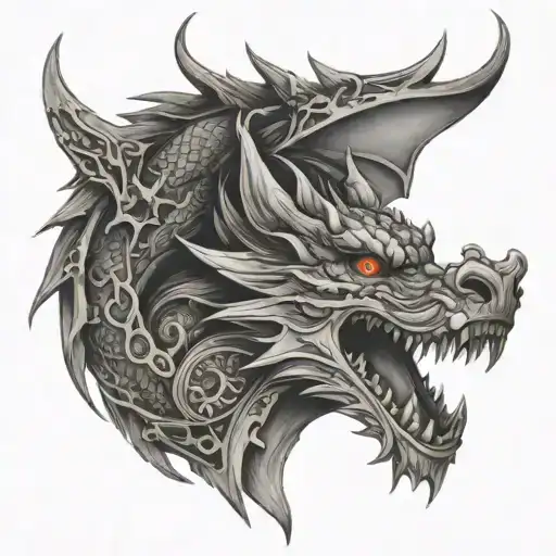 Dragon And Wolves