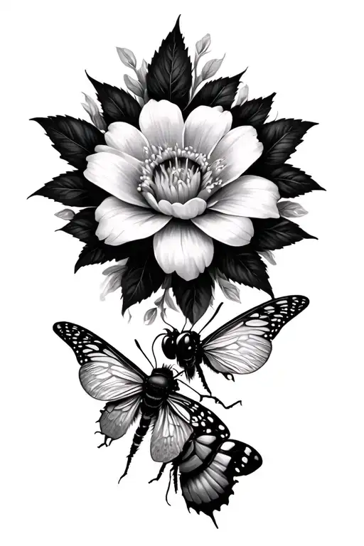 Flowers Butterfly's Bees Fairy