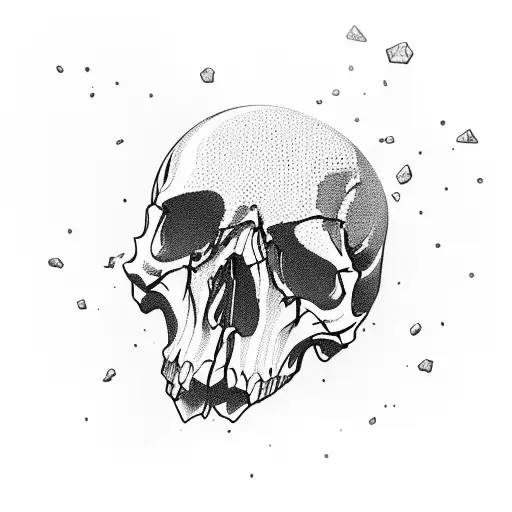 Mountain Gogle Snowboard Skull