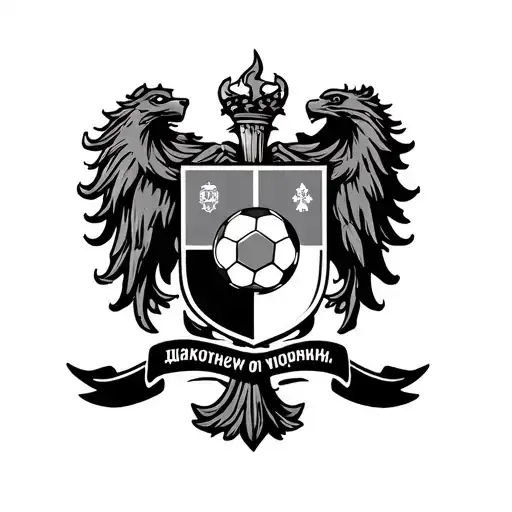 Coat Of Arms Of Voronezh And The Emblem Of A Football Club Torch Voronezh