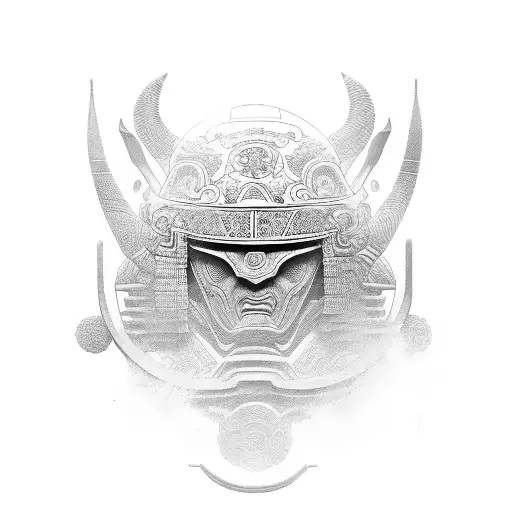 Japoneses Ronin With Mayan Warrior Ornament