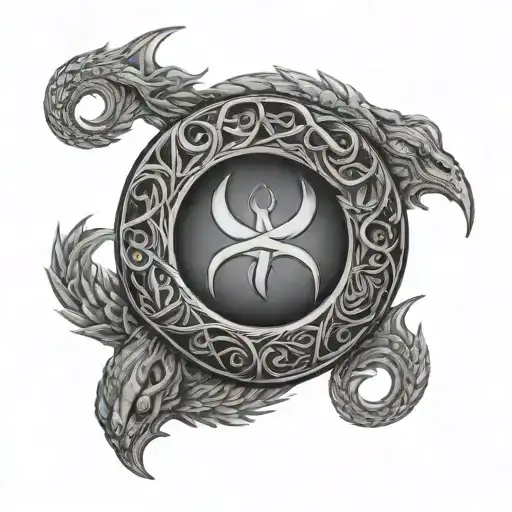 Ouroboros Symbol Merged