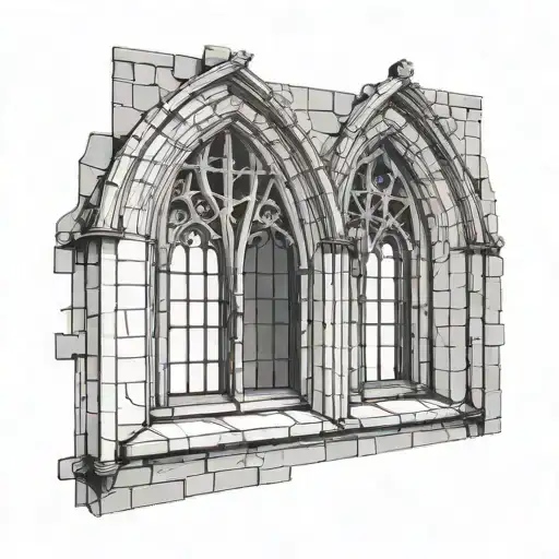 Gothic Church Window Fineline