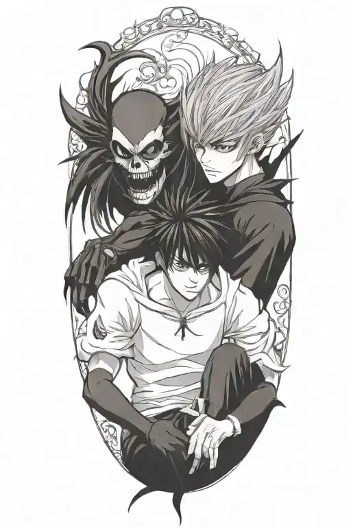 Misa And Ryuk Death Note