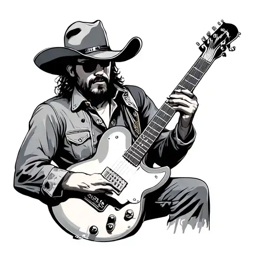Cowboy With Guitar