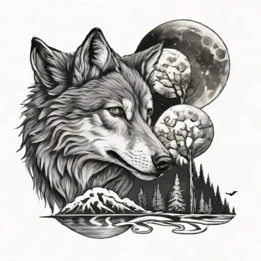 The Moon And The Wolf