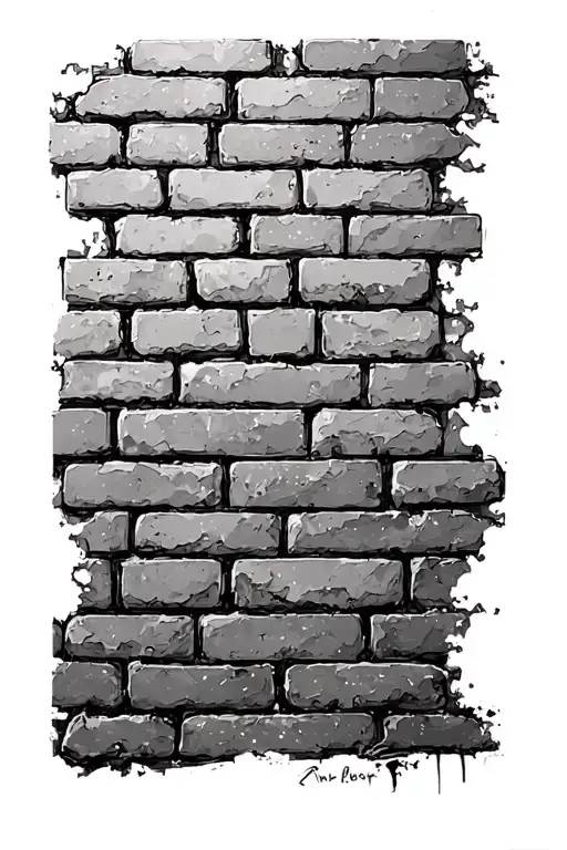 The Wall Bricks Prism Pink Floyd Dark Side