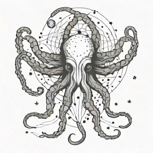 Constellations And An Octopus Minimalist