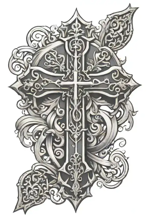 Catholic Cross Wrapped