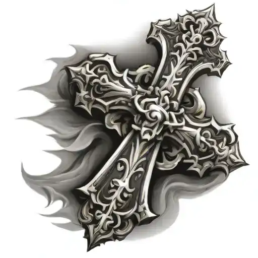 Christian Cross Made