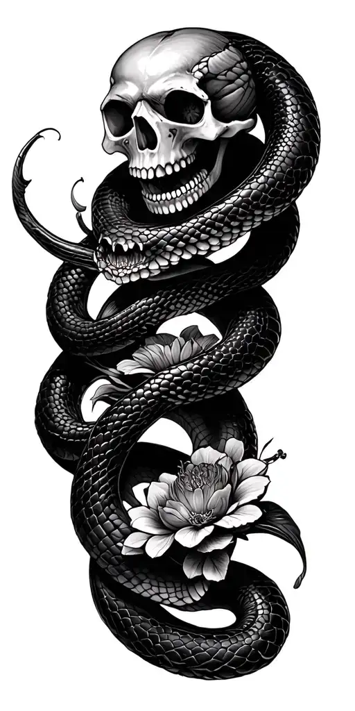 Snake Skulle Flowers