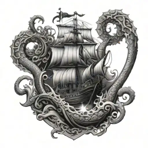 Poseidon Kraken Ship