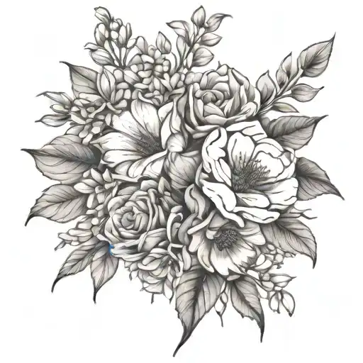 Birth Flower Bouquet