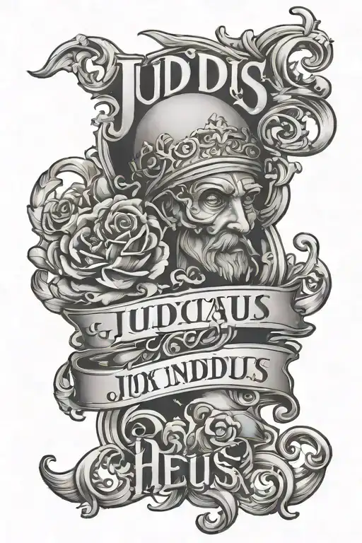 Create A Tattoo Lettering From This Phrase Judicandus Homo Reus