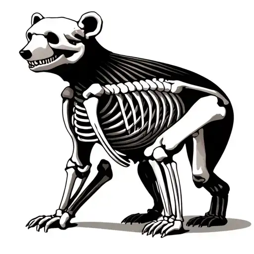 Baby Bear Skeleton