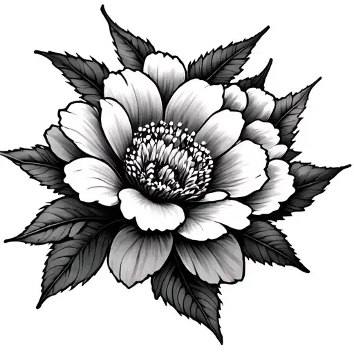 Spine Tattoos May Birth Flower