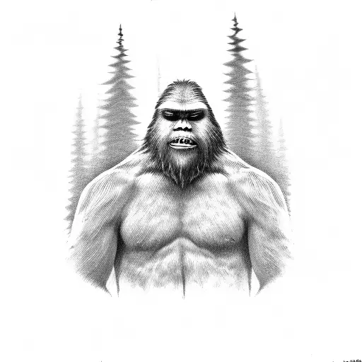Creepy Sasquatch