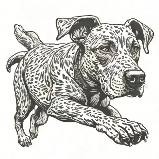 Gsp Dog Pointing Forward With Wrist