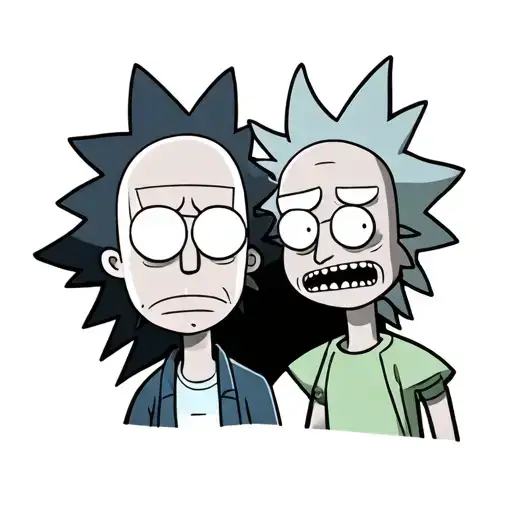 Rick And Morty Together Cartoon