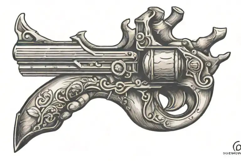 Fingers Pistol Of Love Heart