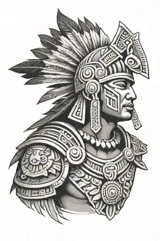 Mexican Aztec Warrior