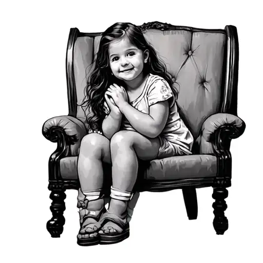 Grand Daughter Sitting