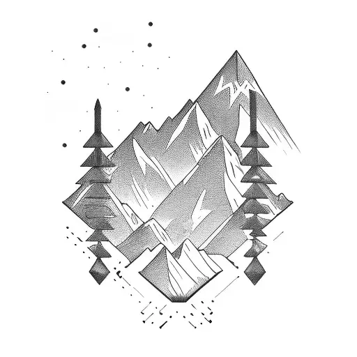 Mountain Bucket Arrow